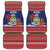 Cayman Islands Christmas Car Mats Coat Of Arms With Poinsettia - Wonder Print Shop