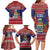 Cayman Islands Christmas Family Matching Long Sleeve Bodycon Dress and Hawaiian Shirt Coat Of Arms With Poinsettia - Wonder Print Shop
