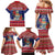 Cayman Islands Christmas Family Matching Mermaid Dress and Hawaiian Shirt Coat Of Arms With Poinsettia - Wonder Print Shop