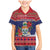 Cayman Islands Christmas Family Matching Mermaid Dress and Hawaiian Shirt Coat Of Arms With Poinsettia - Wonder Print Shop