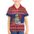 Cayman Islands Christmas Family Matching Off The Shoulder Long Sleeve Dress and Hawaiian Shirt Coat Of Arms With Poinsettia - Wonder Print Shop