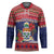Cayman Islands Christmas Hockey Jersey Coat Of Arms With Poinsettia - Wonder Print Shop