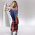 Cayman Islands Christmas Hooded Blanket Coat Of Arms With Poinsettia - Wonder Print Shop