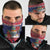 Cayman Islands Christmas Neck Gaiter Coat Of Arms With Poinsettia - Wonder Print Shop