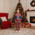 Cayman Islands Christmas Pajama Set Coat Of Arms With Poinsettia - Wonder Print Shop