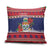 Cayman Islands Christmas Pillow Cover Coat Of Arms With Poinsettia - Wonder Print Shop