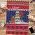 Cayman Islands Christmas Puzzle Coat Of Arms With Poinsettia - Wonder Print Shop