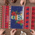 Cayman Islands Christmas Puzzle Coat Of Arms With Poinsettia - Wonder Print Shop