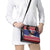 Cayman Islands Christmas Shoulder Handbag Coat Of Arms With Poinsettia - Wonder Print Shop