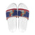 Cayman Islands Christmas Slide Sandals Coat Of Arms With Poinsettia - Wonder Print Shop