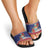 Cayman Islands Christmas Slide Sandals Coat Of Arms With Poinsettia - Wonder Print Shop