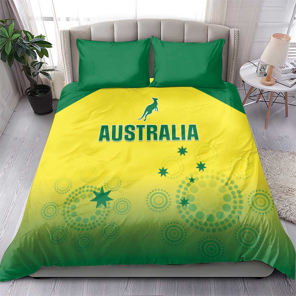 Custom Australia Cricket Bedding Set Go Champions Aussies LT05 - Wonder Print Shop