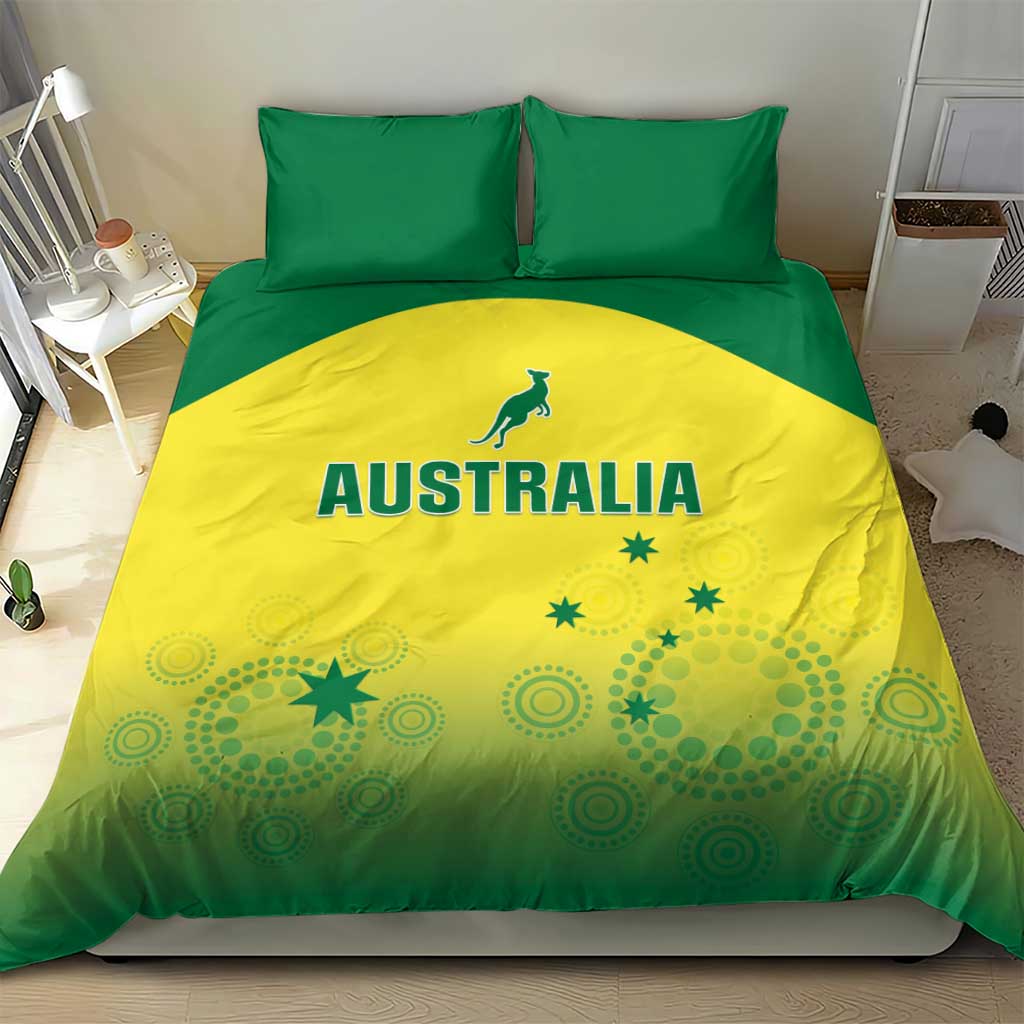 Custom Australia Cricket Bedding Set Go Champions Aussies LT05 - Wonder Print Shop
