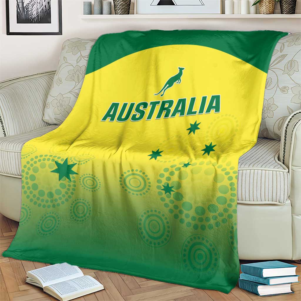 Custom Australia Cricket Blanket Go Champions Aussies
