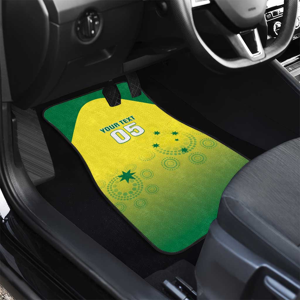 Custom Australia Cricket Car Mats Go Champions Aussies LT05 - Wonder Print Shop
