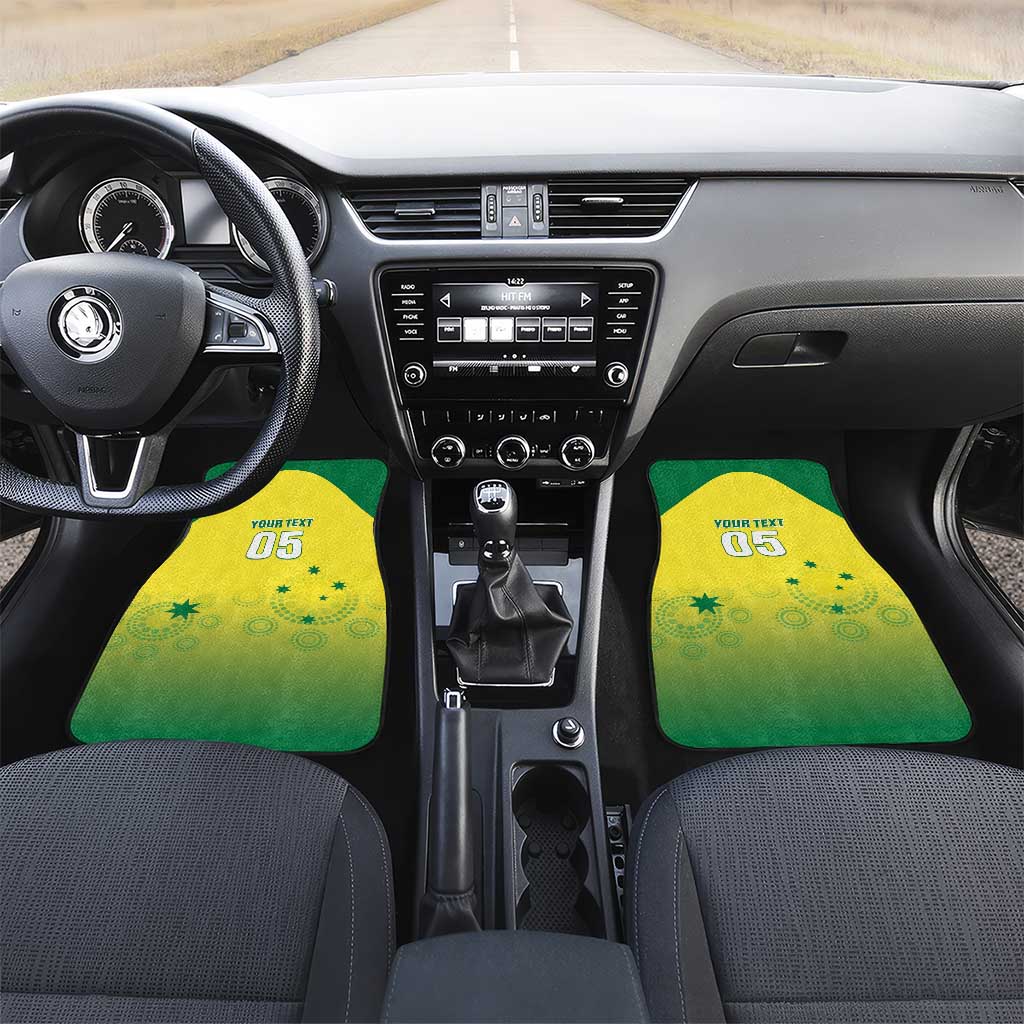 Custom Australia Cricket Car Mats Go Champions Aussies LT05 - Wonder Print Shop
