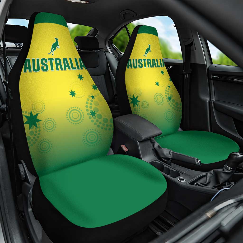 Custom Australia Cricket Car Seat Cover Go Champions Aussies LT05 - Wonder Print Shop