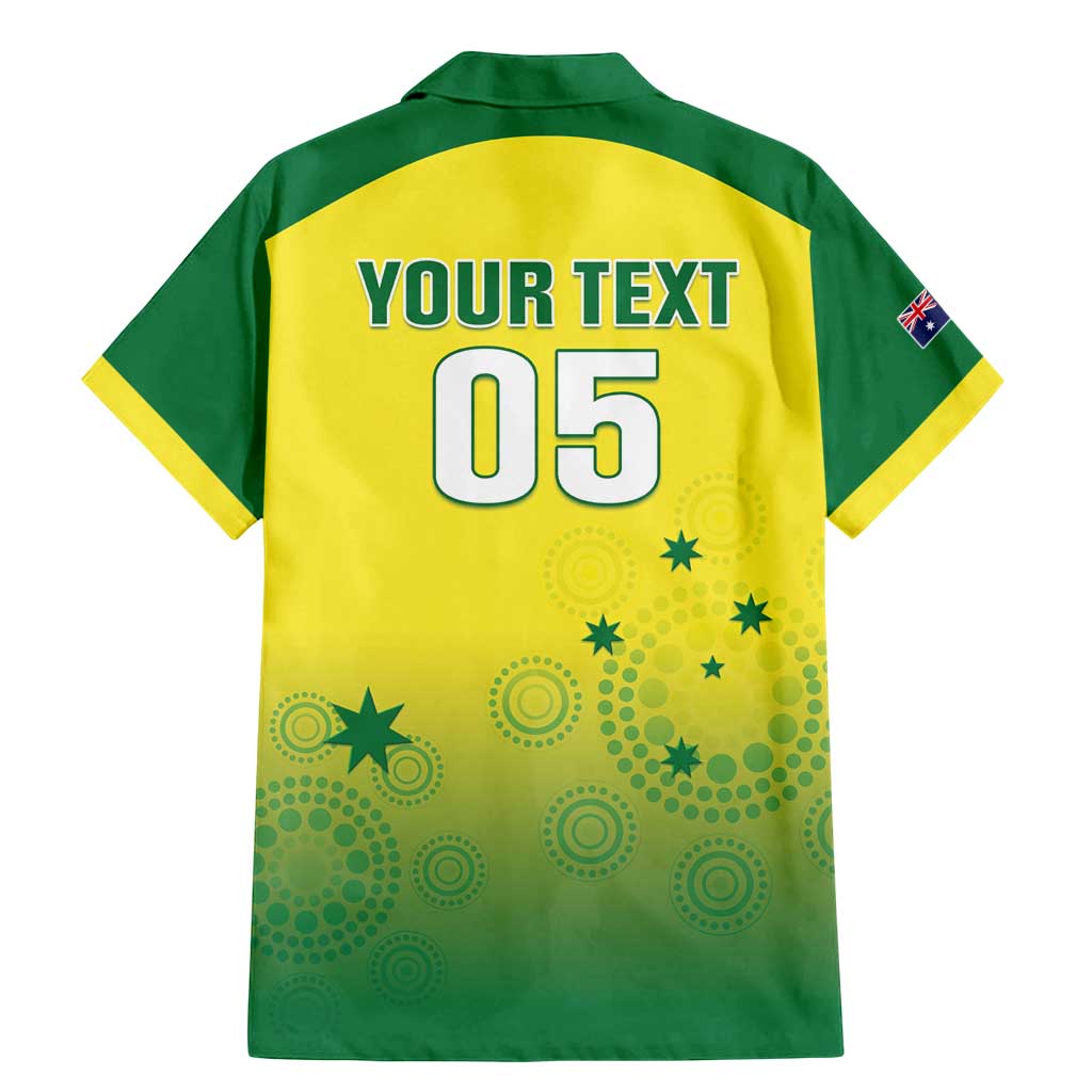 Custom Australia Cricket Family Matching Mermaid Dress and Hawaiian Shirt Go Champions Aussies LT05 - Wonder Print Shop