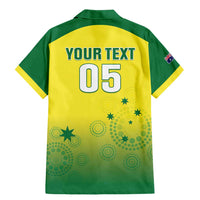 Custom Australia Cricket Family Matching Mermaid Dress and Hawaiian Shirt Go Champions Aussies LT05 - Wonder Print Shop