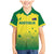 Custom Australia Cricket Family Matching Mermaid Dress and Hawaiian Shirt Go Champions Aussies LT05 - Wonder Print Shop