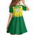 Custom Australia Cricket Family Matching Off Shoulder Maxi Dress and Hawaiian Shirt Go Champions Aussies LT05 - Wonder Print Shop