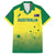 Custom Australia Cricket Family Matching Summer Maxi Dress and Hawaiian Shirt Go Champions Aussies LT05 - Wonder Print Shop