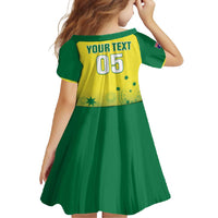 Custom Australia Cricket Family Matching Tank Maxi Dress and Hawaiian Shirt Go Champions Aussies LT05 - Wonder Print Shop