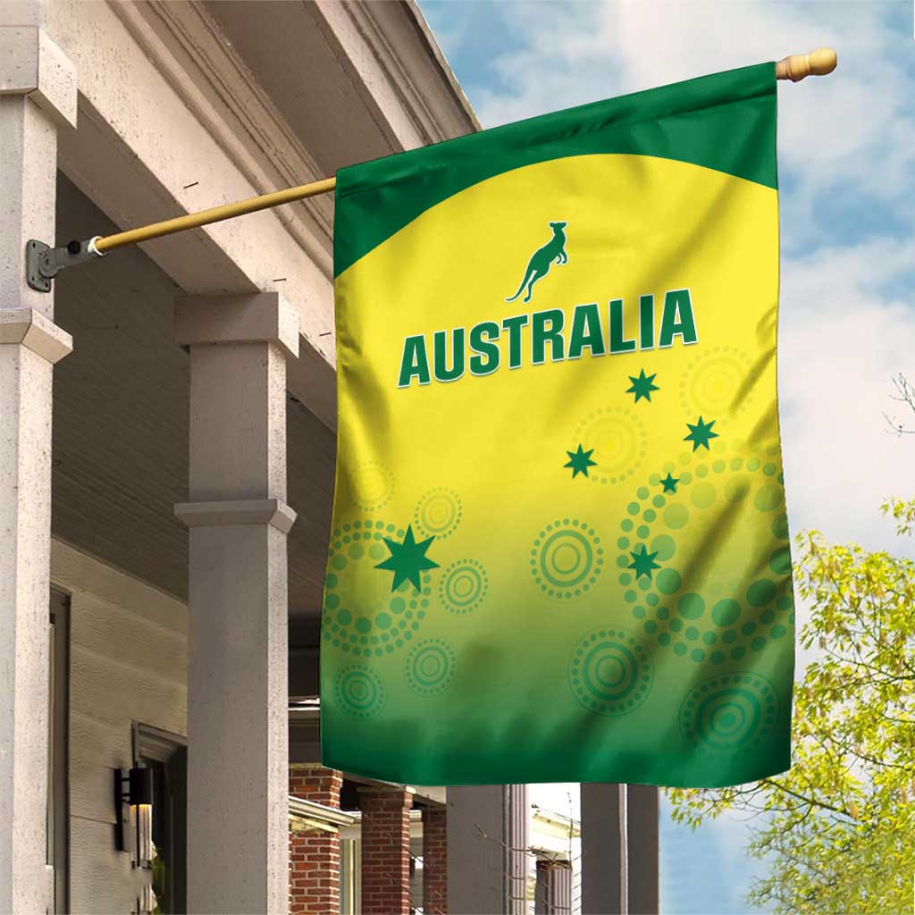 Custom Australia Cricket Garden Flag Go Champions Aussies LT05 - Wonder Print Shop