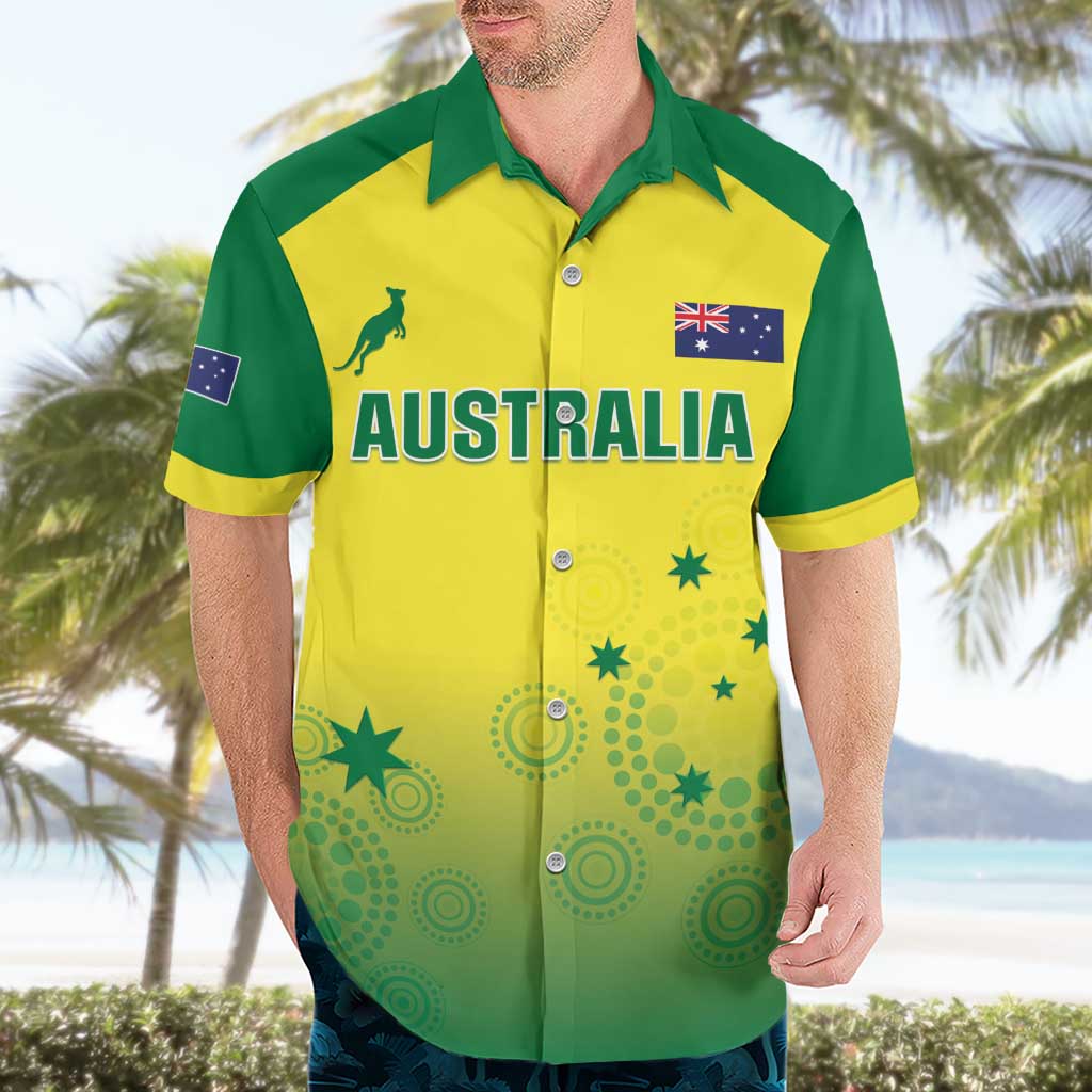 Custom Australia Cricket Hawaiian Shirt Go Champions Aussies LT05 - Wonder Print Shop