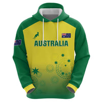 Custom Australia Cricket Hoodie Go Champions Aussies LT05 - Wonder Print Shop