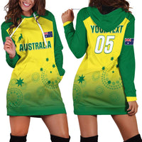Custom Australia Cricket Hoodie Dress Go Champions Aussies LT05 - Wonder Print Shop