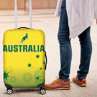 Custom Australia Cricket Luggage Cover Go Champions Aussies LT05 - Wonder Print Shop