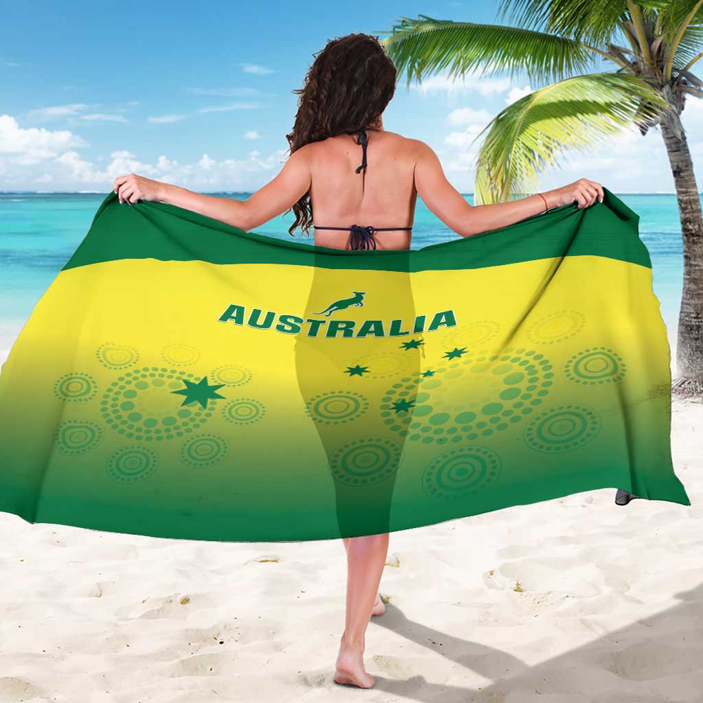 Custom Australia Cricket Sarong Go Champions Aussies LT05 - Wonder Print Shop