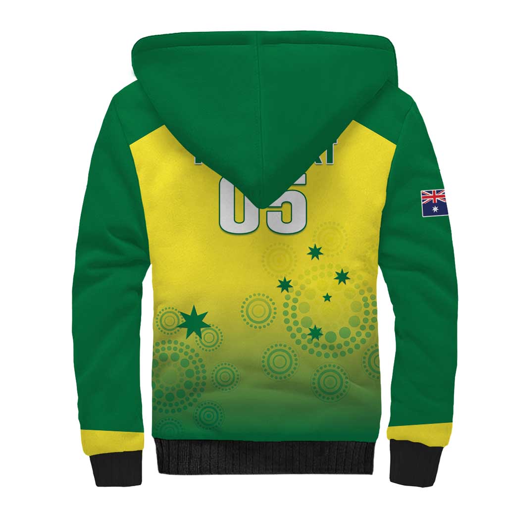 Custom Australia Cricket Sherpa Hoodie Go Champions Aussies LT05 - Wonder Print Shop