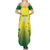 Custom Australia Cricket Summer Maxi Dress Go Champions Aussies LT05 - Wonder Print Shop