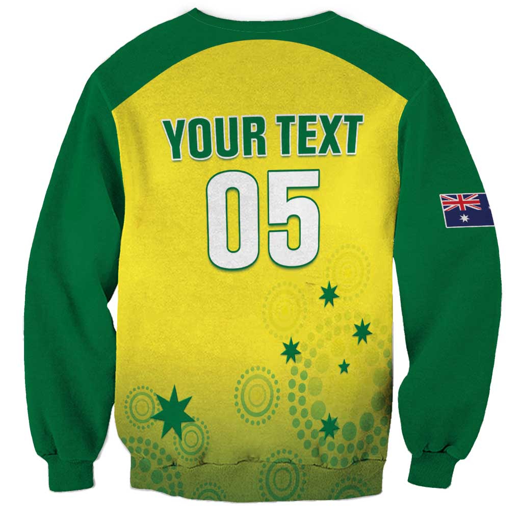 Custom Australia Cricket Sweatshirt Go Champions Aussies LT05 - Wonder Print Shop