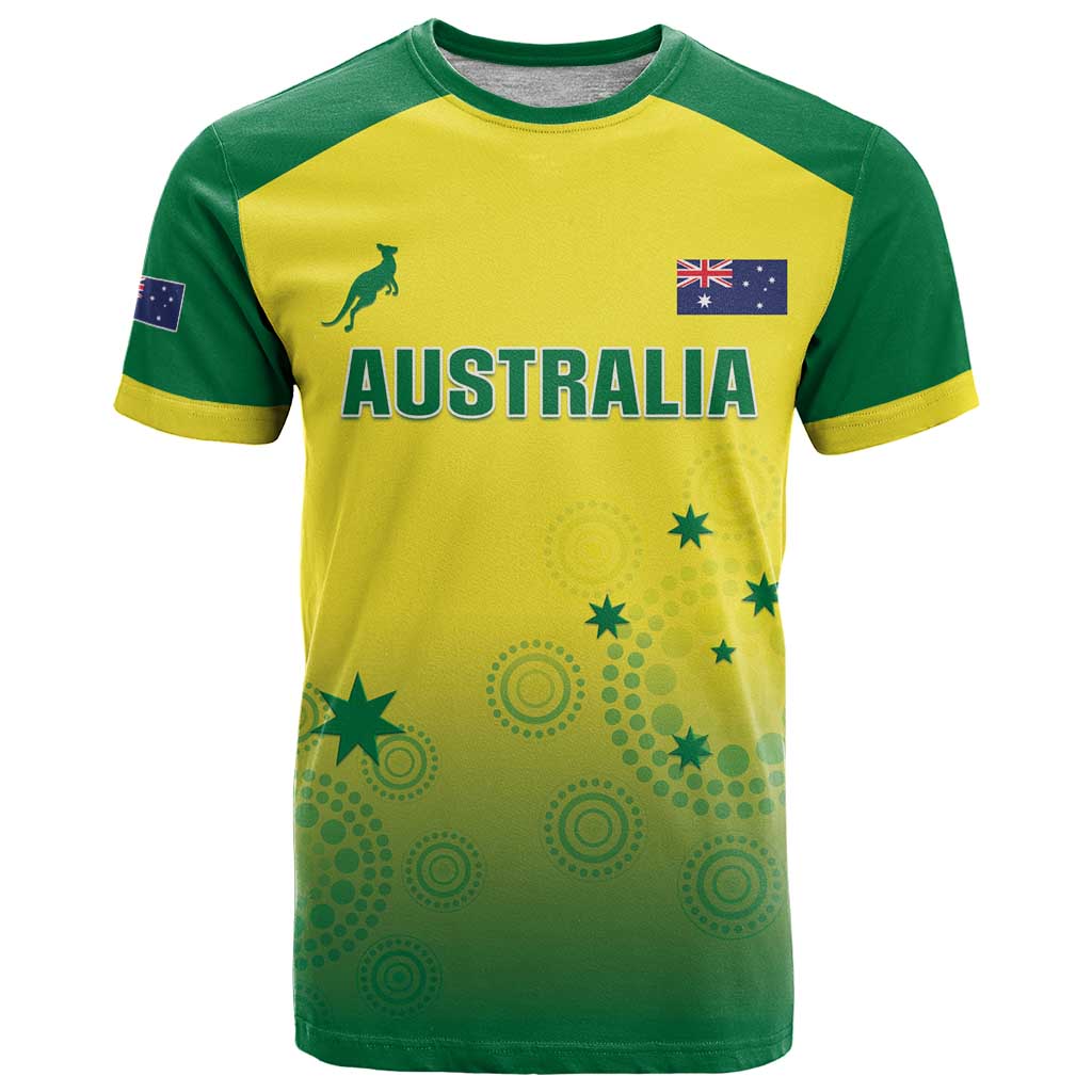 Custom Australia Cricket T Shirt Go Champions Aussies LT05 - Wonder Print Shop