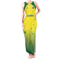 Custom Australia Cricket Tank Maxi Dress Go Champions Aussies LT05 - Wonder Print Shop