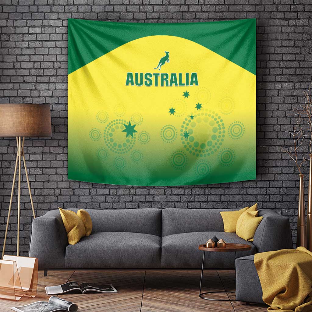 Custom Australia Cricket Tapestry Go Champions Aussies LT05 - Wonder Print Shop