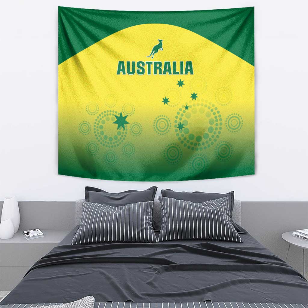 Custom Australia Cricket Tapestry Go Champions Aussies LT05 - Wonder Print Shop