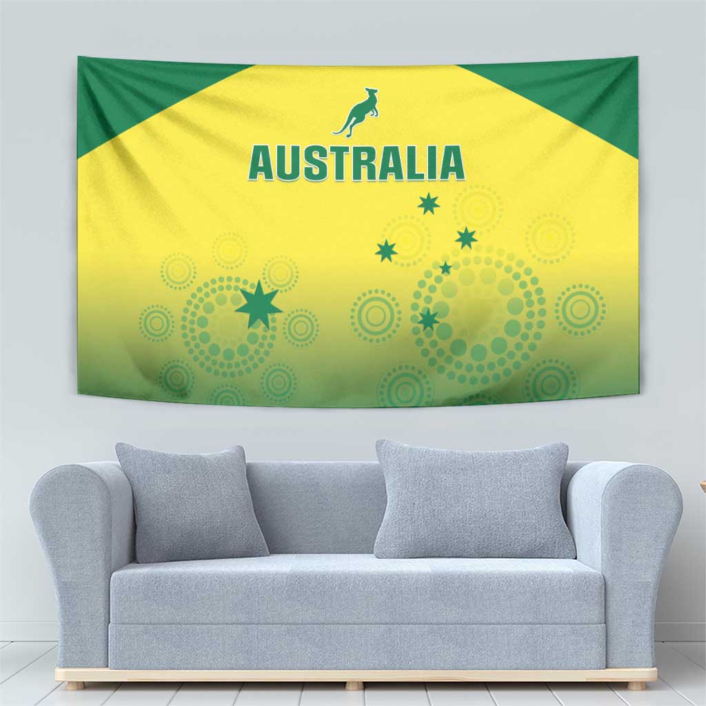 Custom Australia Cricket Tapestry Go Champions Aussies LT05 - Wonder Print Shop