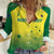 Custom Australia Cricket Women Casual Shirt Go Champions Aussies LT05 - Wonder Print Shop