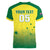 Custom Australia Cricket Women V-Neck T-Shirt Go Champions Aussies LT05 - Wonder Print Shop