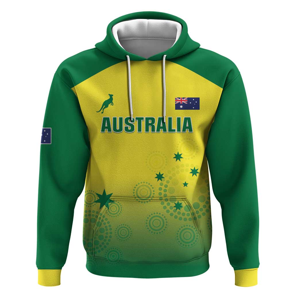 Custom Australia Cricket Zip Hoodie Go Champions Aussies LT05 - Wonder Print Shop