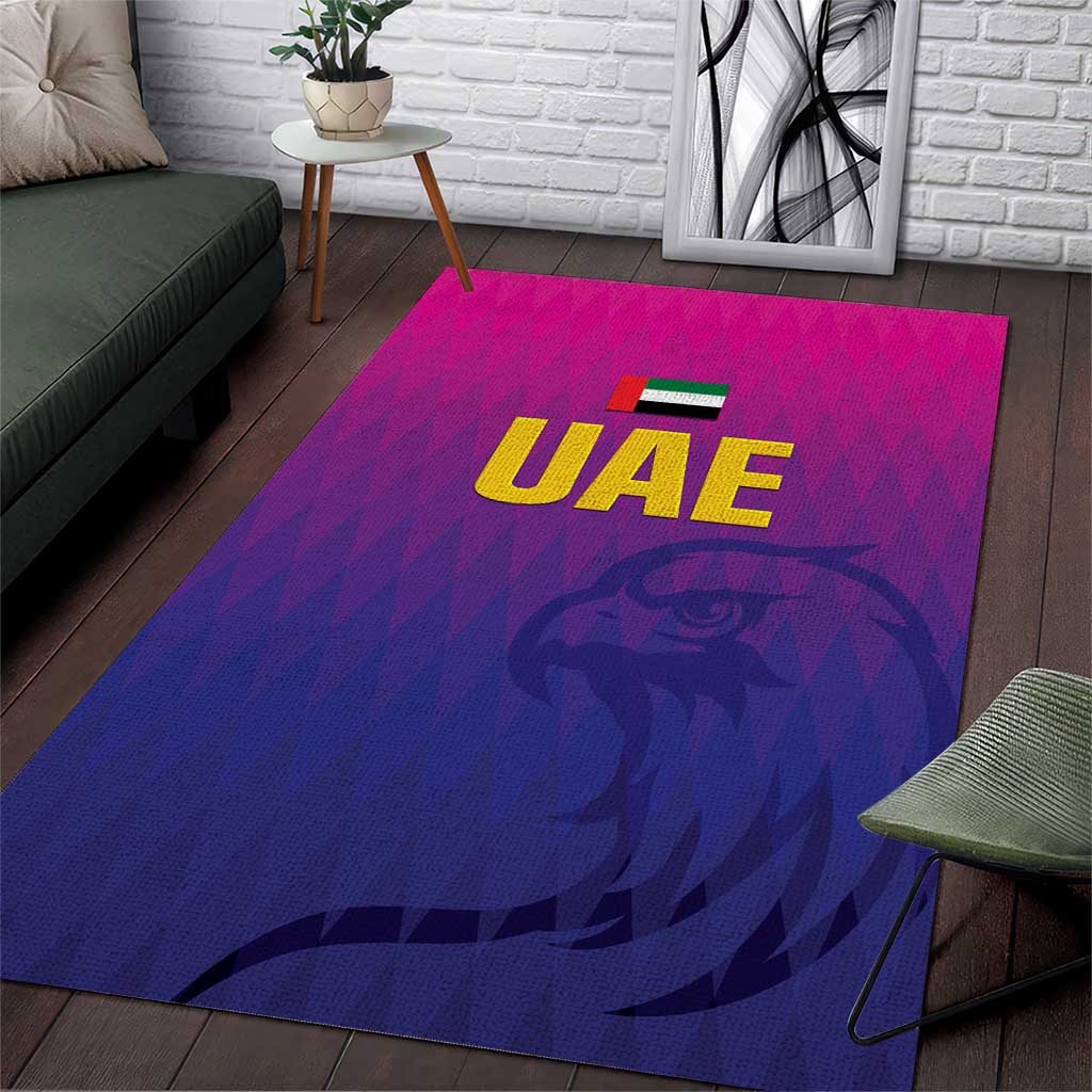 United Arab Emirates Cricket Area Rug Go Champions Sporty Style LT05 - Wonder Print Shop
