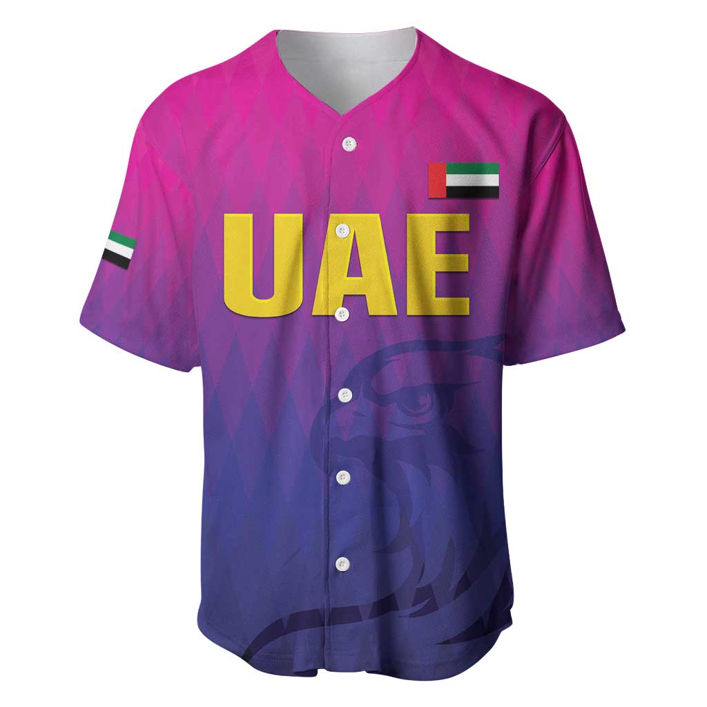 Custom United Arab Emirates Cricket Baseball Jersey Go Champions Sporty Style LT05 - Wonder Print Shop