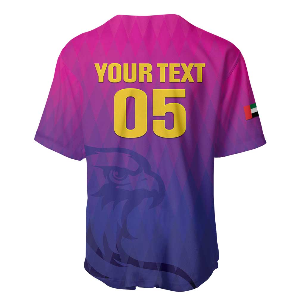 Custom United Arab Emirates Cricket Baseball Jersey Go Champions Sporty Style LT05 - Wonder Print Shop