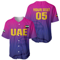 Custom United Arab Emirates Cricket Baseball Jersey Go Champions Sporty Style LT05 - Wonder Print Shop