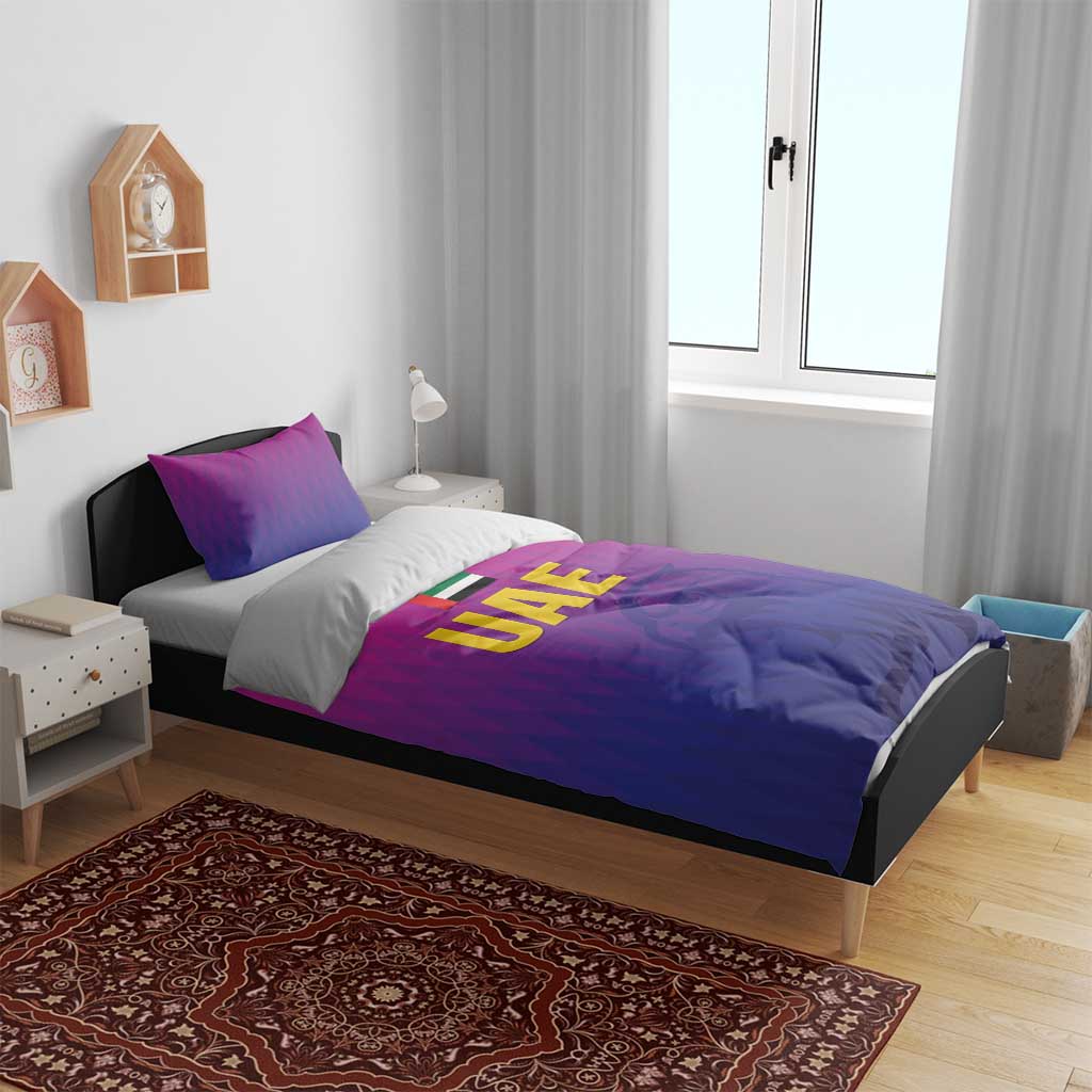 United Arab Emirates Cricket Bedding Set Go Champions Sporty Style LT05 - Wonder Print Shop