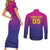 Custom United Arab Emirates Cricket Couples Matching Short Sleeve Bodycon Dress and Long Sleeve Button Shirt Go Champions Sporty Style LT05 - Wonder Print Shop